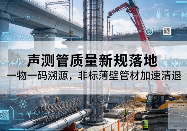 固原声测管质量新规落地，一物一码溯源，非标薄壁管材加速清退