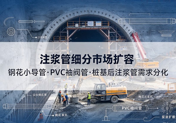 固原注浆管细分市场扩容，隧道钢花小导管、PVC 袖阀管、桩基后注浆管需求分化