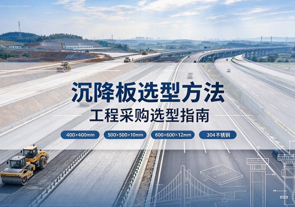 固原沉降板选择方法